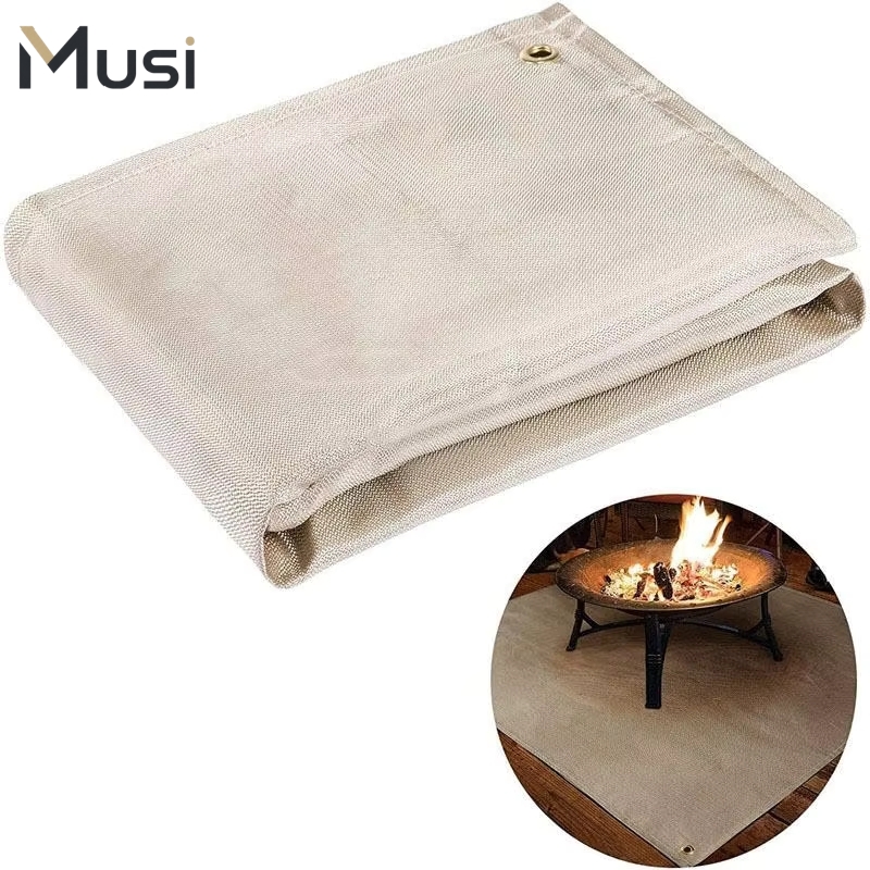 Camping Cooking Bbq - Tapis de barbecue ignifuge, coussin isolant