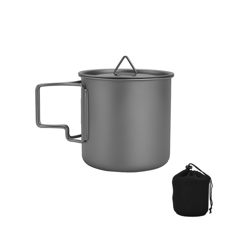 Camping Cooking Mug - Tasse de camping en titane avec