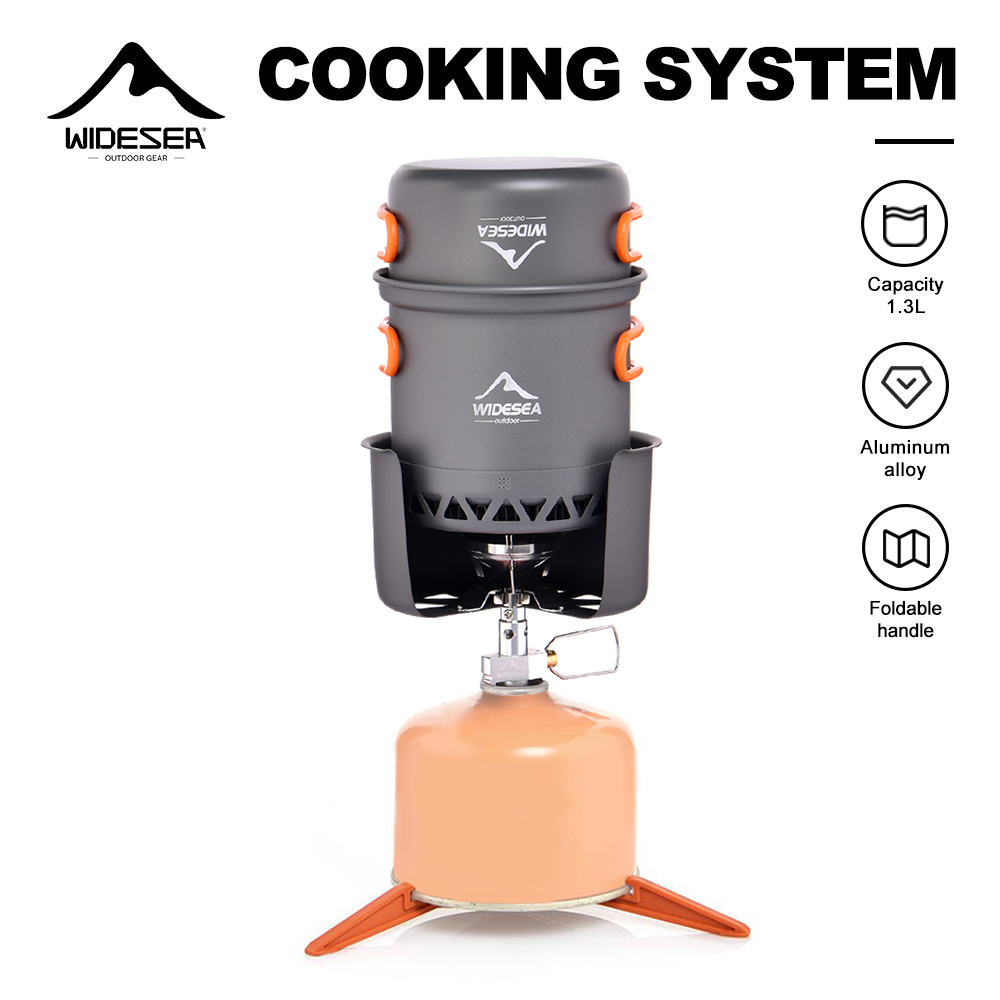 Camping Cooking One Pot - Widesea – ensemble de réchaud de