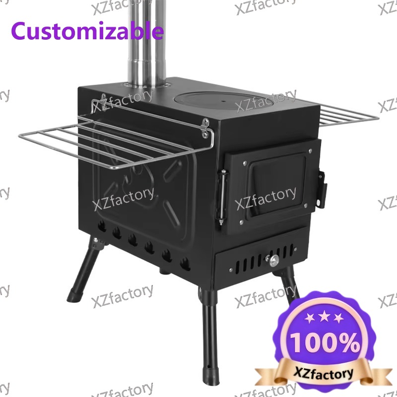Camping Cooking Top - Poêle à bois portable pliable de