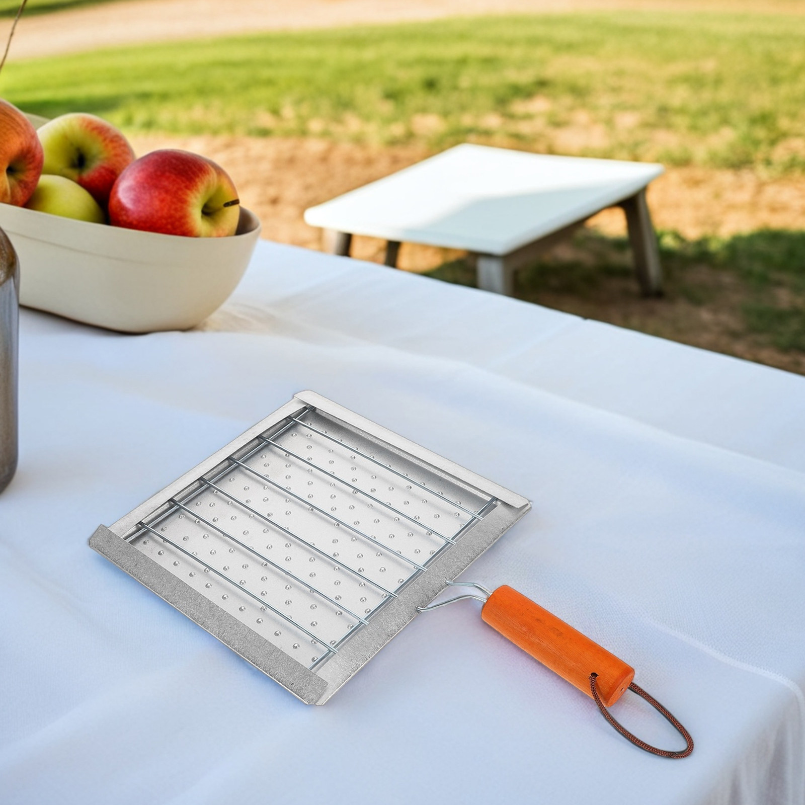 Camping Cooking Top - Grille de cuisson portable carrée en
