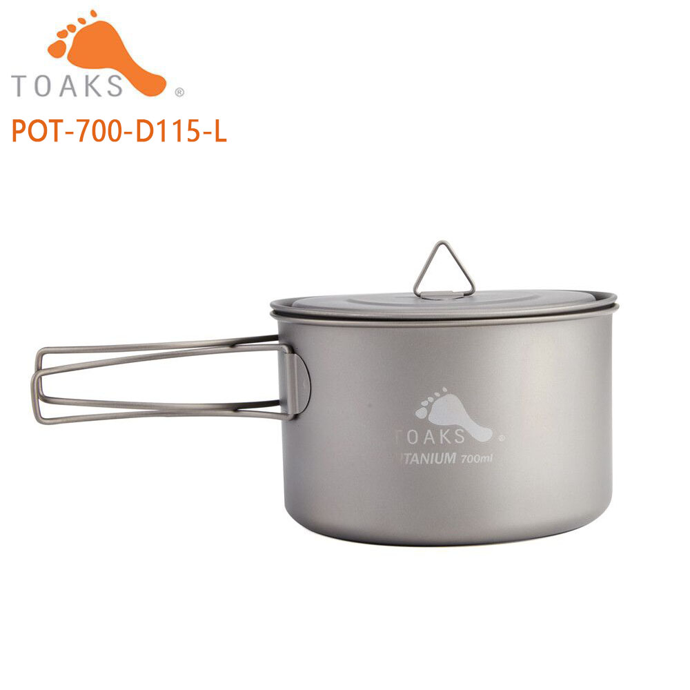 Camping Cooking Tray - TOAKS Pure Titanium Camping Cookware Casseroles
