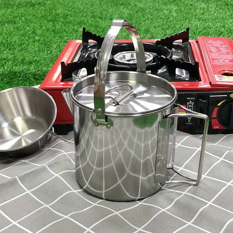 Camping Cooking Mug - Bouilloire d'extérieur compacte et Portable en
