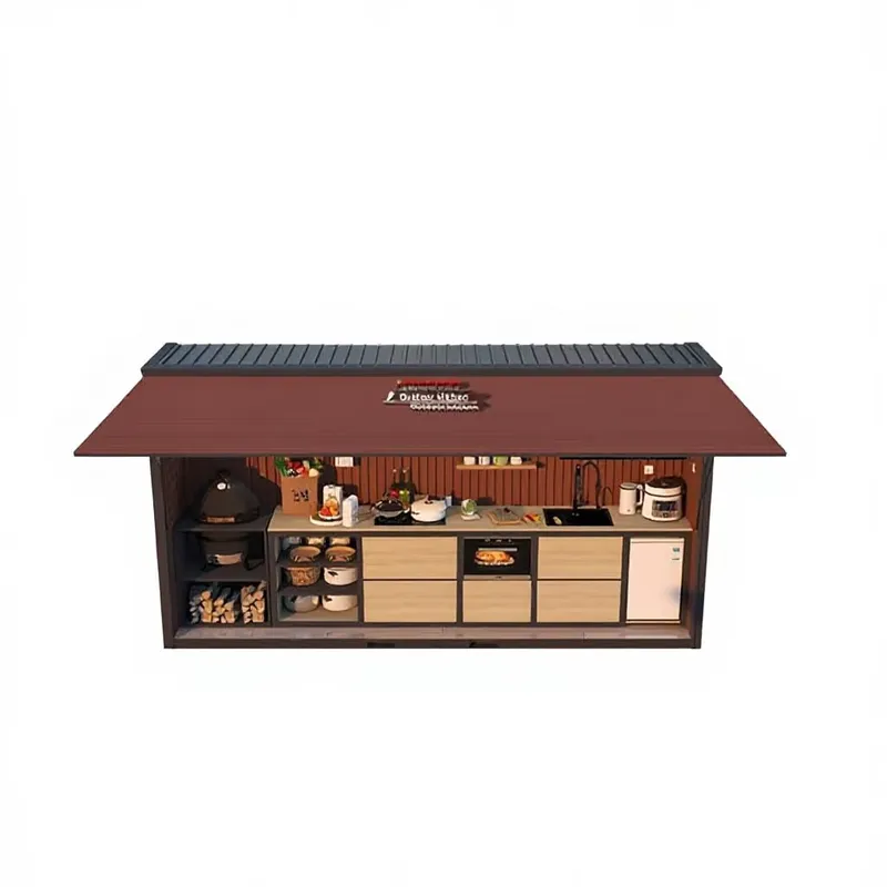 Camping Cooking One Pot - Ensemble de cuisine mobile tout-en-un pour