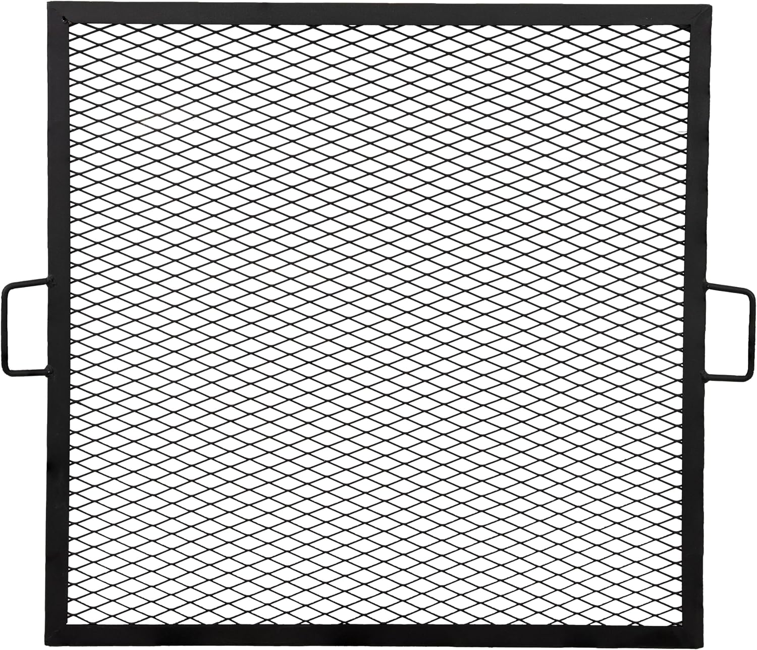 Camping Cooking Fire Pit - Grille de barbecue carrée en acier