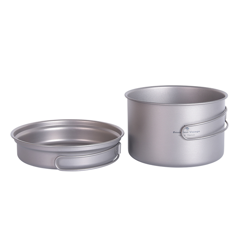 Camping Cooking Pots And Pans Set - Poêle à frire en titane Boundless