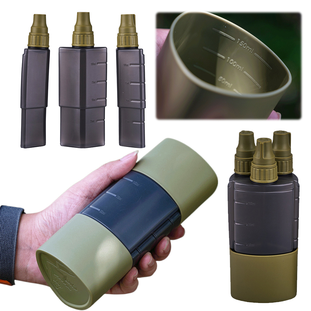 Camping Cooking Kit - Bouteille distributrice d'assaisonnement 3 en 1