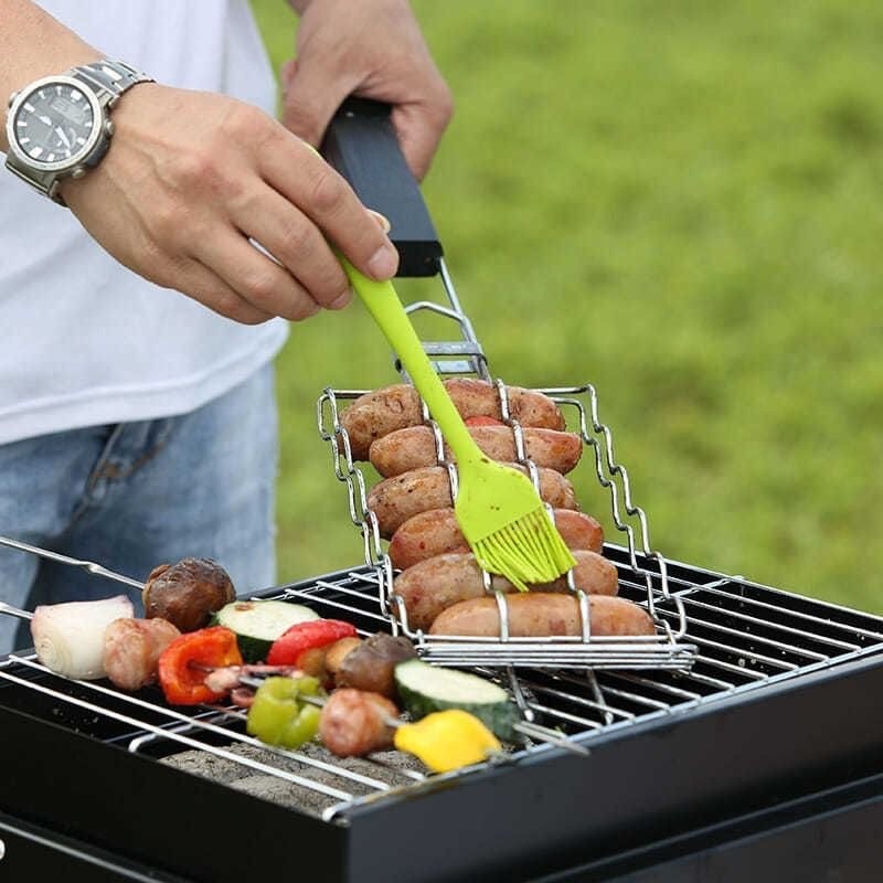 Camping Cooking Bbq - Barbecue de Camping Portable, Compact, léger,