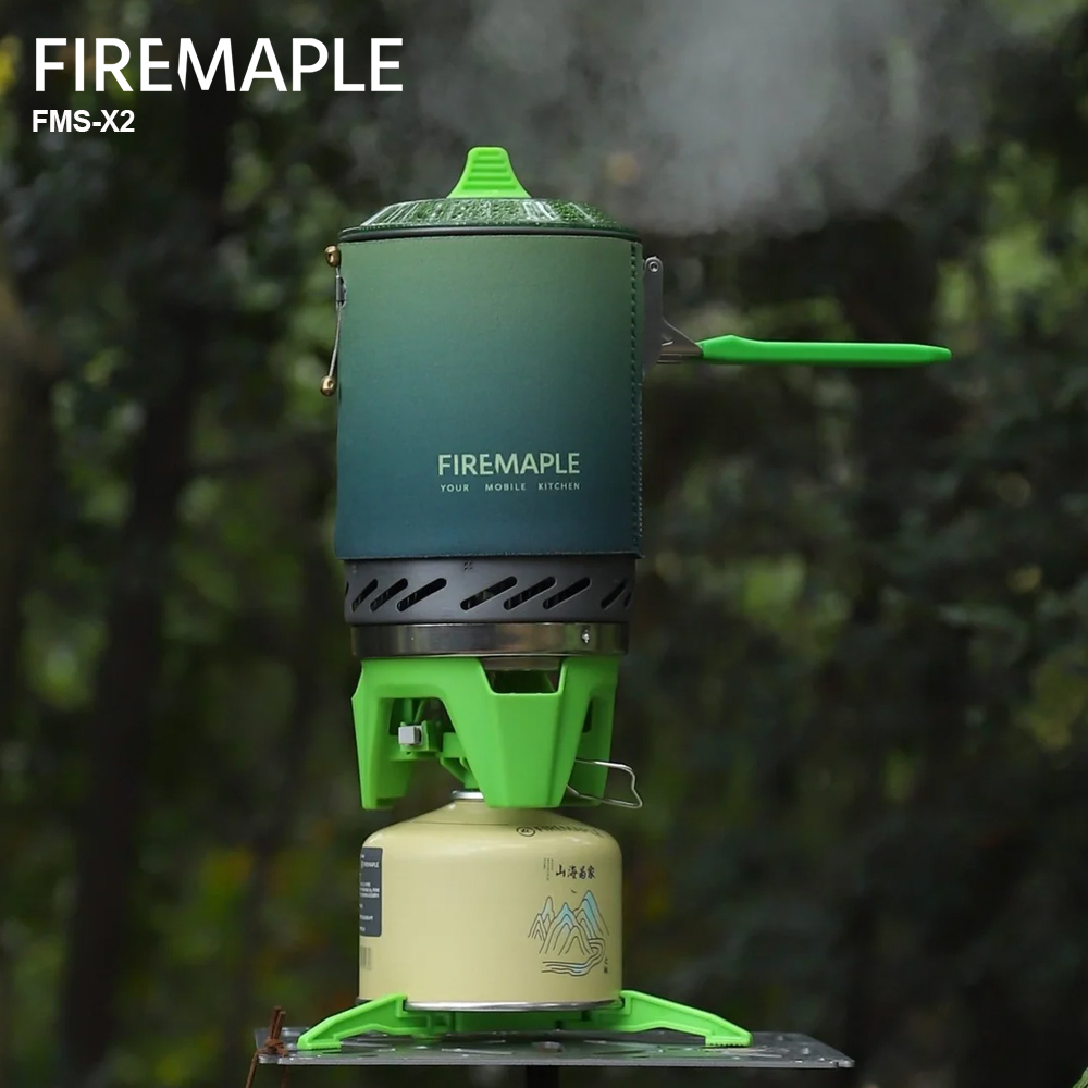 Camping Cooking One Pot - Système de cuisson Fire-Maple FMS-X2, poêle