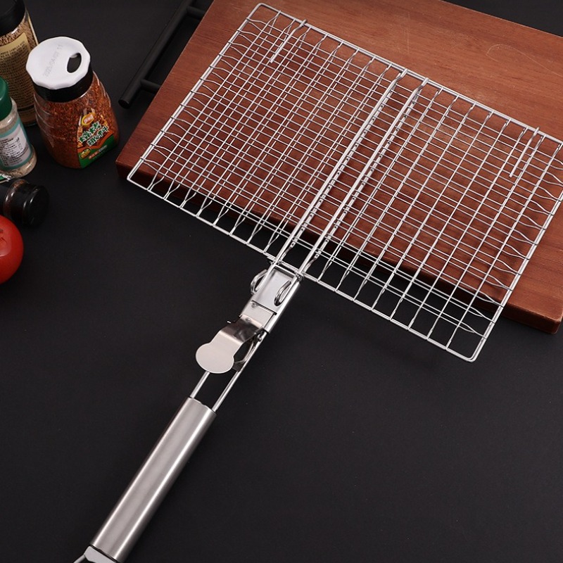 Camping Cooking Bbq - 1 ensemble de filet de Barbecue,