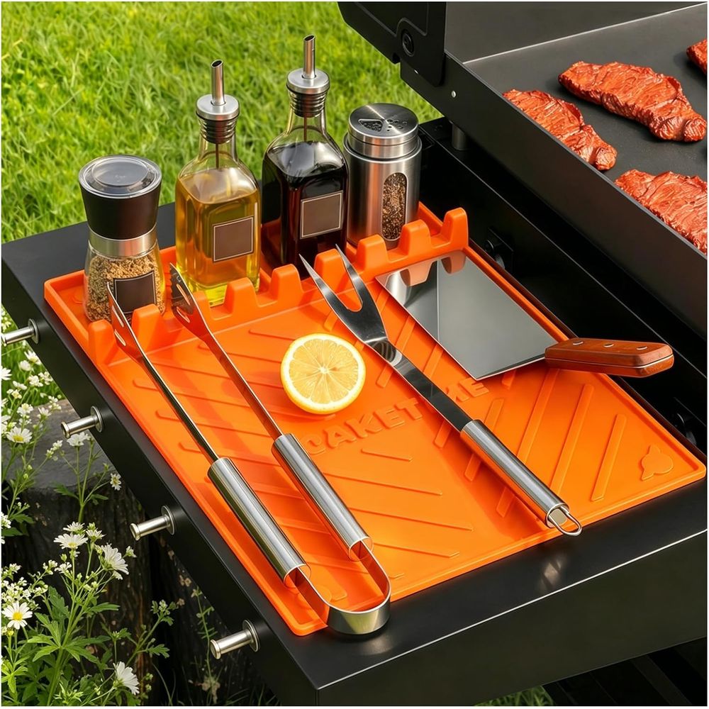 Camping Cooking Bbq - Tapis de cuisson en silicone ou