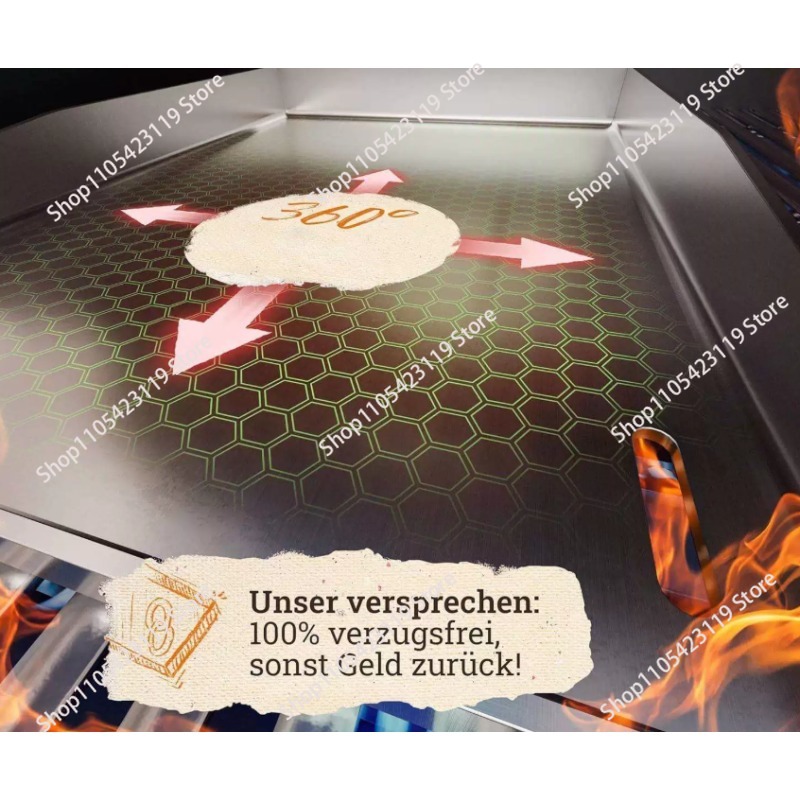Camping Cooking Top - Plaque de cuisson plate en acier