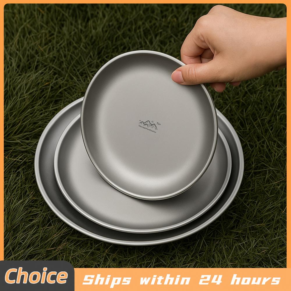 Camping Cooking Mug - Assiette portable en acier inoxydable purifié