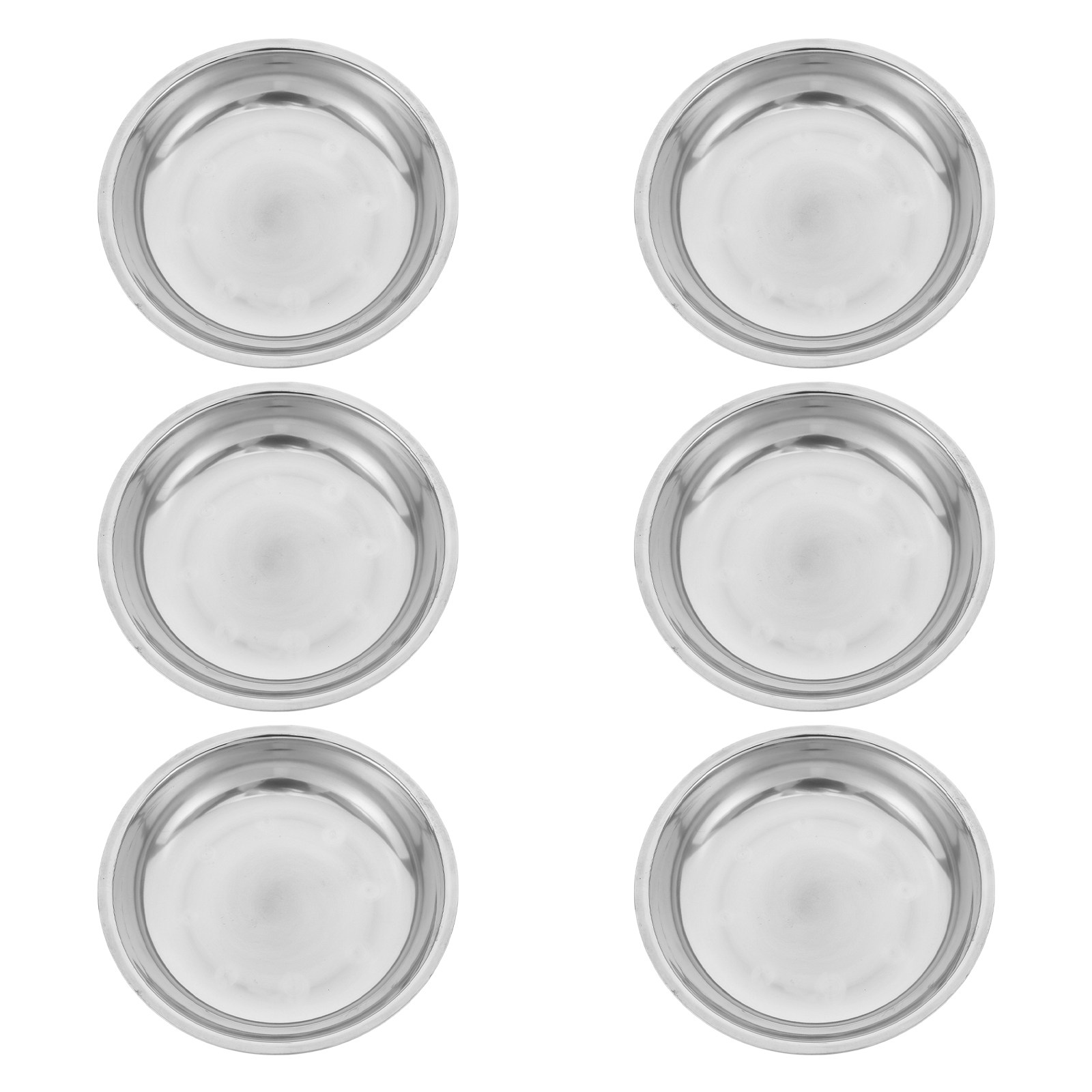 Camping Cooking Tray - 6 pièces de plateaux ronds en