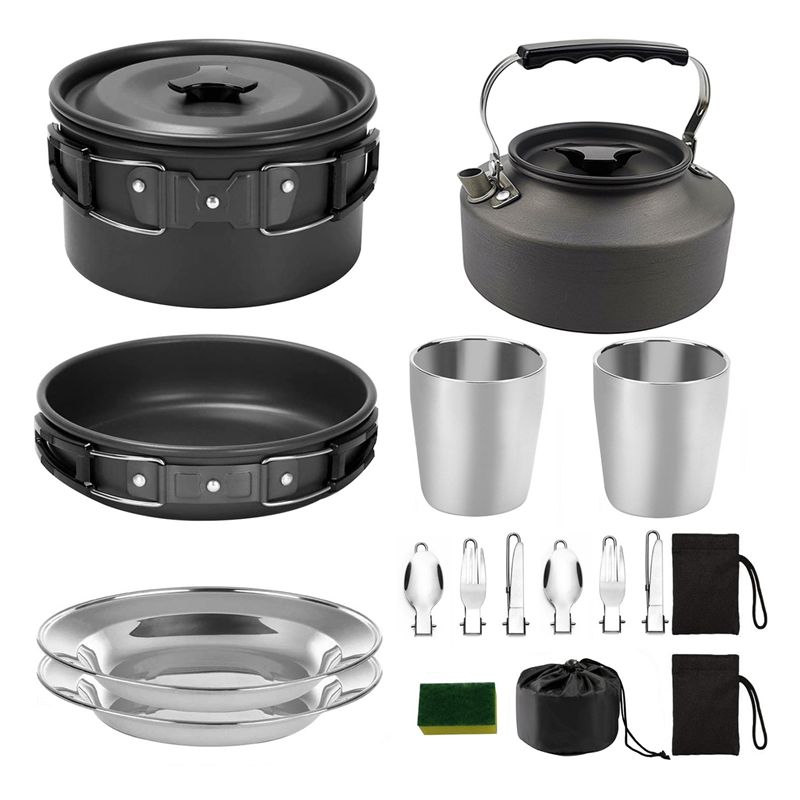 【ACHETERS】 Ustensiles de cuisi - Camping Cooking Pots And Pans Set avis et prix