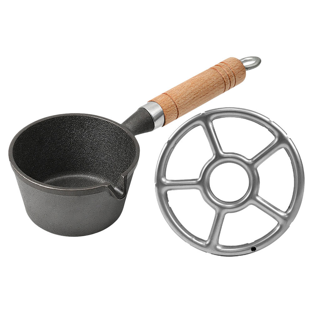 Mini poêle à œufs en fonte pou - Camping Cooking Top avis et prix