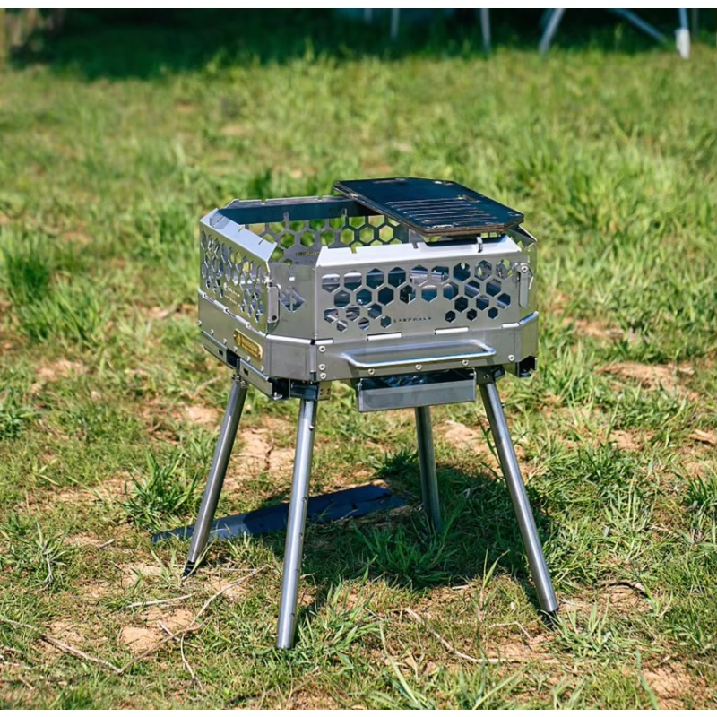 Poêle à bois Portable en acier - Camping Cooking Equipment Electric avis et prix