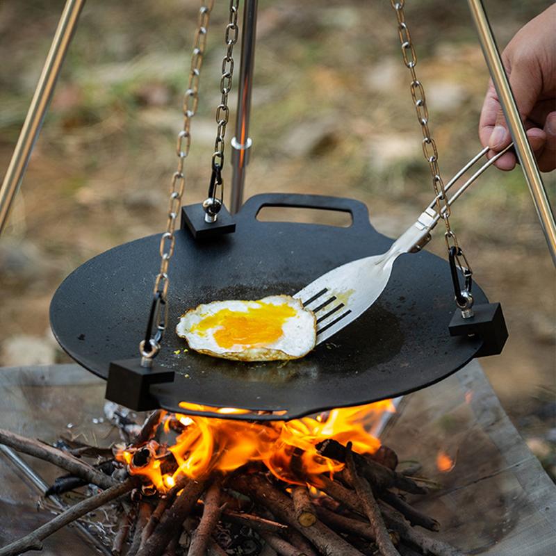 Trépied de feu de camp extérie - Camping Cooking One Pot avis et prix