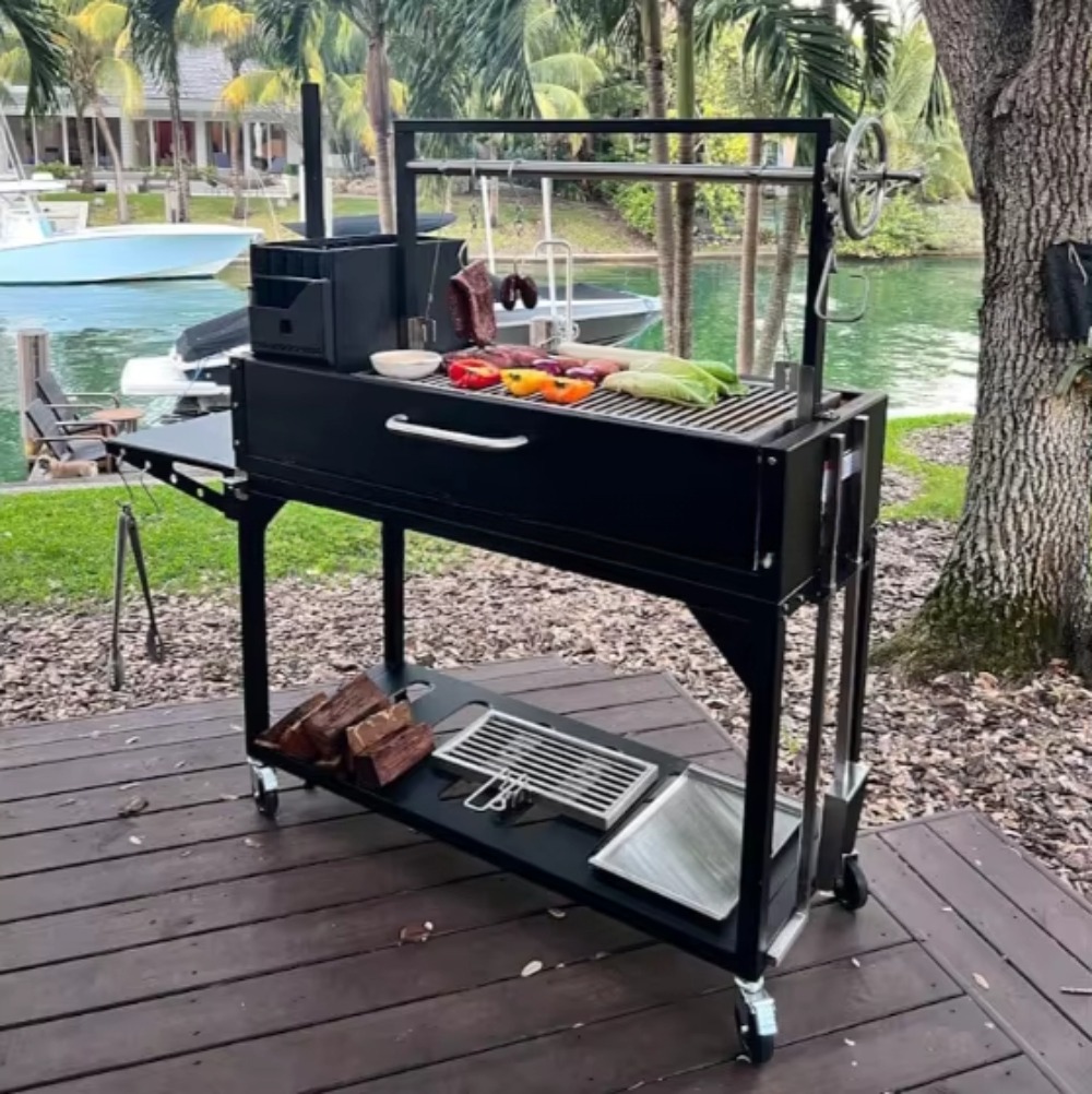 Gril argentin réglable en haut - Camping Cooking Equipment Electric avis et prix