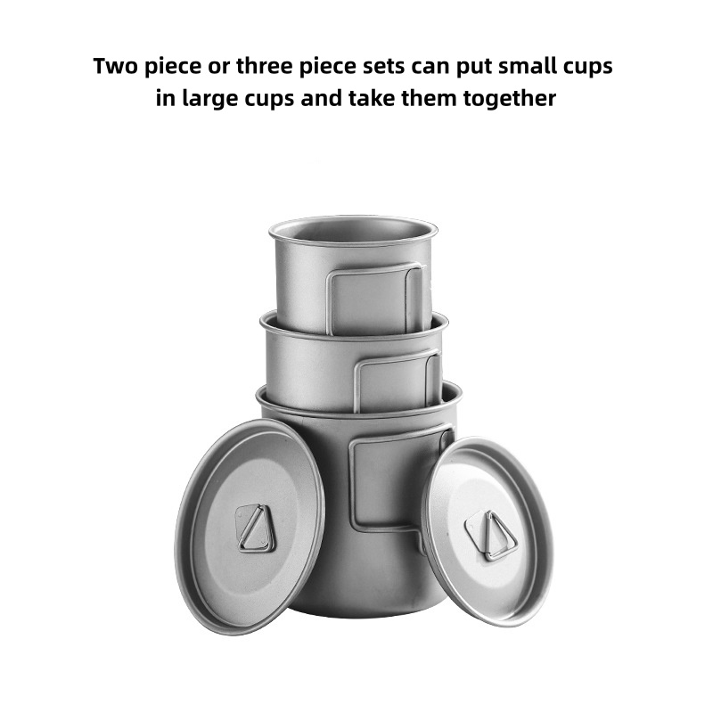 Tasse de camping en titane ave - Camping Cooking Mug avis et prix