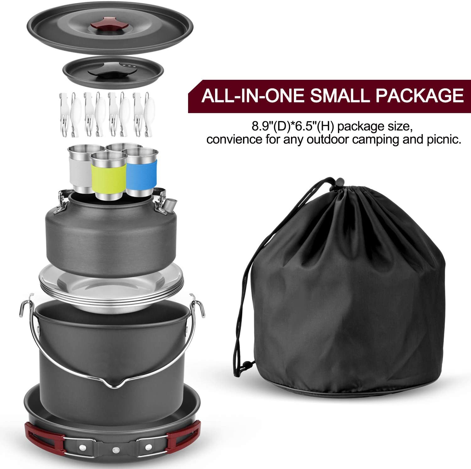 Batterie de cuisine de camping - Camping Cooking One Pot avis et prix