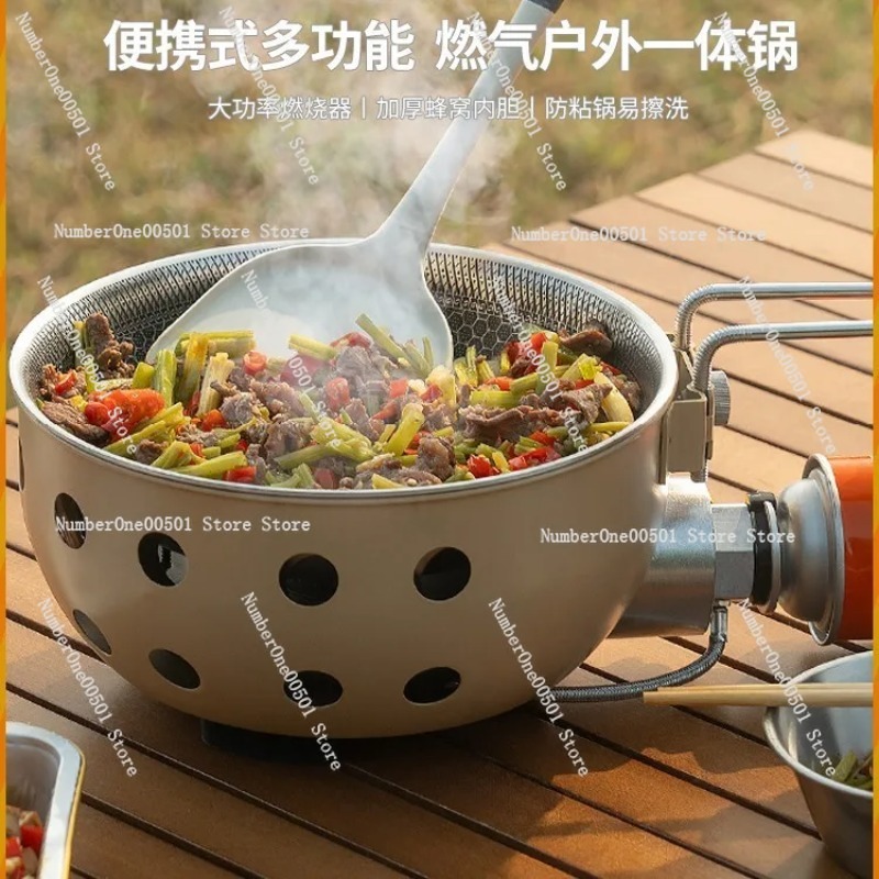 Ensemble de cuisson portable t - Camping Cooking One Pot avis et prix
