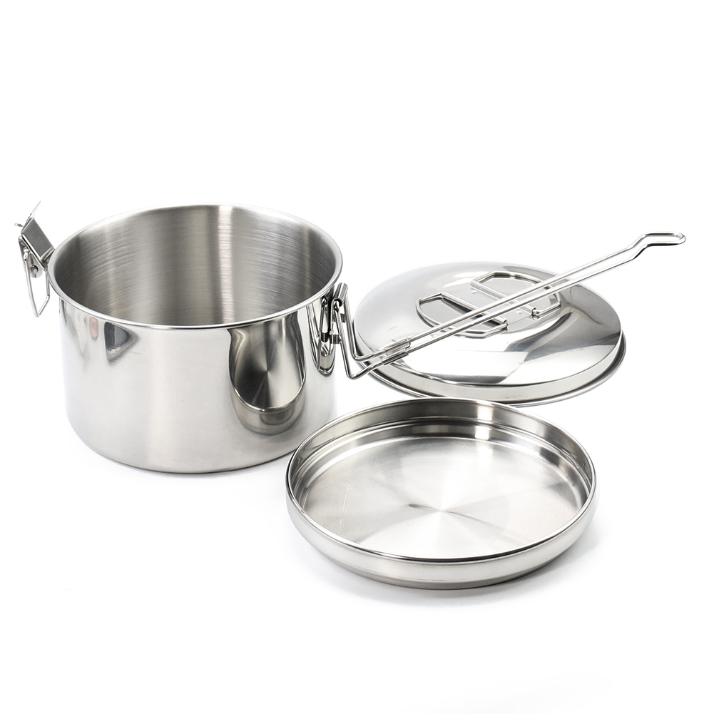 Pot suspendu de Camping en aci - Camping Cooking Pot With Lid avis et prix