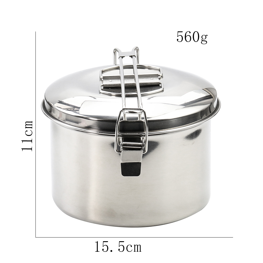 Pot suspendu de Camping en aci - Camping Cooking Pot With Lid avis et prix