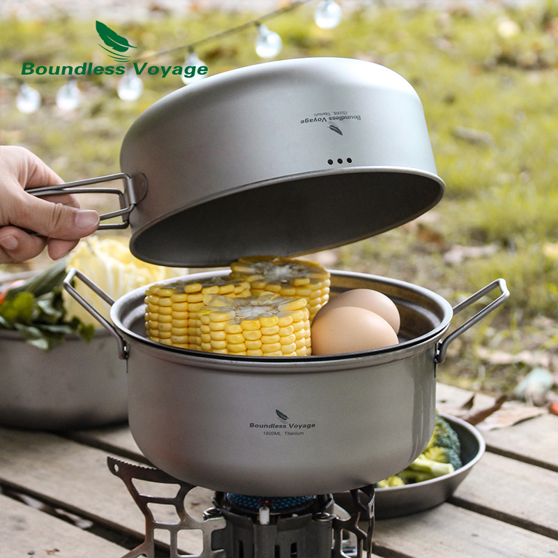Boundless Voyage – marmite à v - Camping Cooking Pots And Pans Set avis et prix