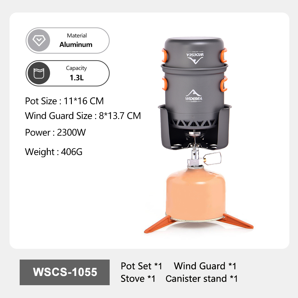 Widesea – ensemble de réchaud  - Camping Cooking One Pot avis et prix