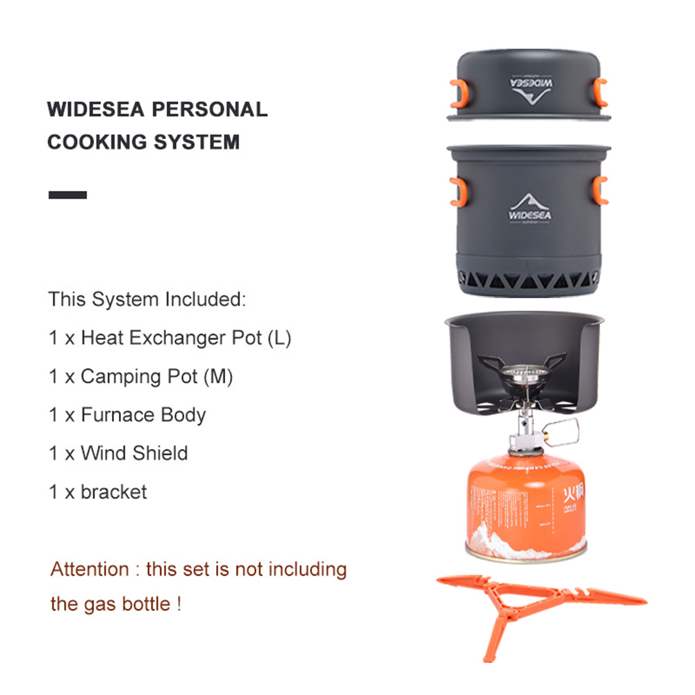 Widesea – ensemble de réchaud  - Camping Cooking One Pot avis et prix
