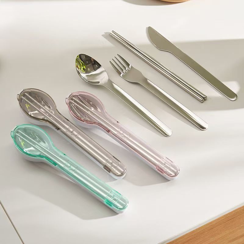 Ensemble de couverts portables - Camping Cooking Set Stainless Steel avis et prix