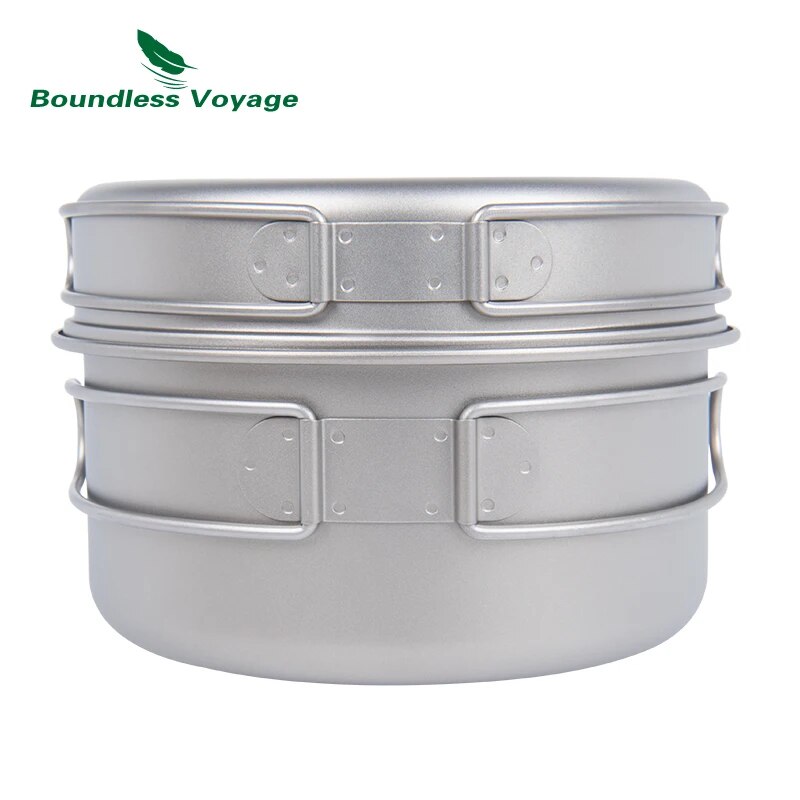 Ensemble de casseroles en tita - Camping Cooking Set Compact avis et prix