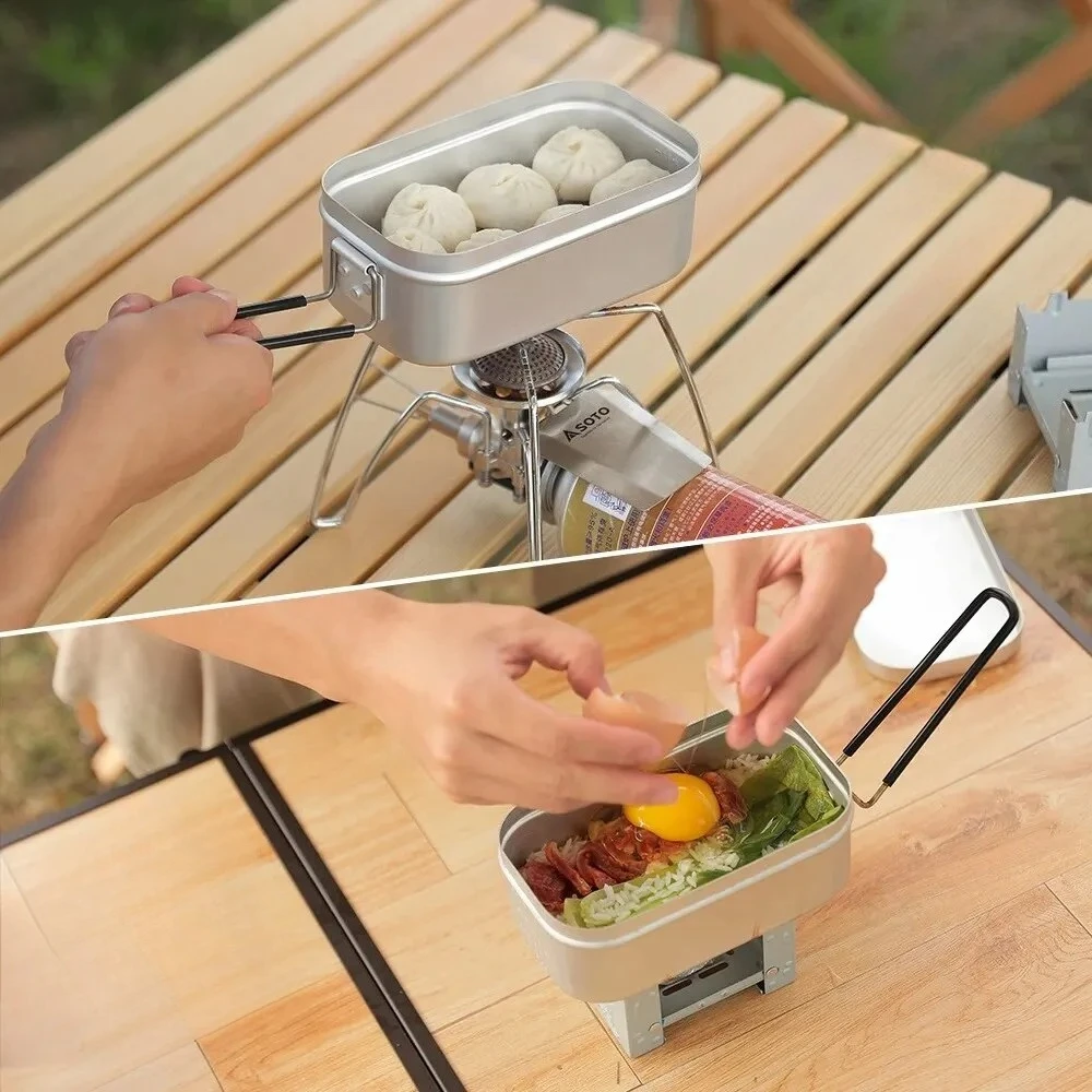 Boîtes à déjeuner en aluminium - Camping Cooking Tray avis et prix