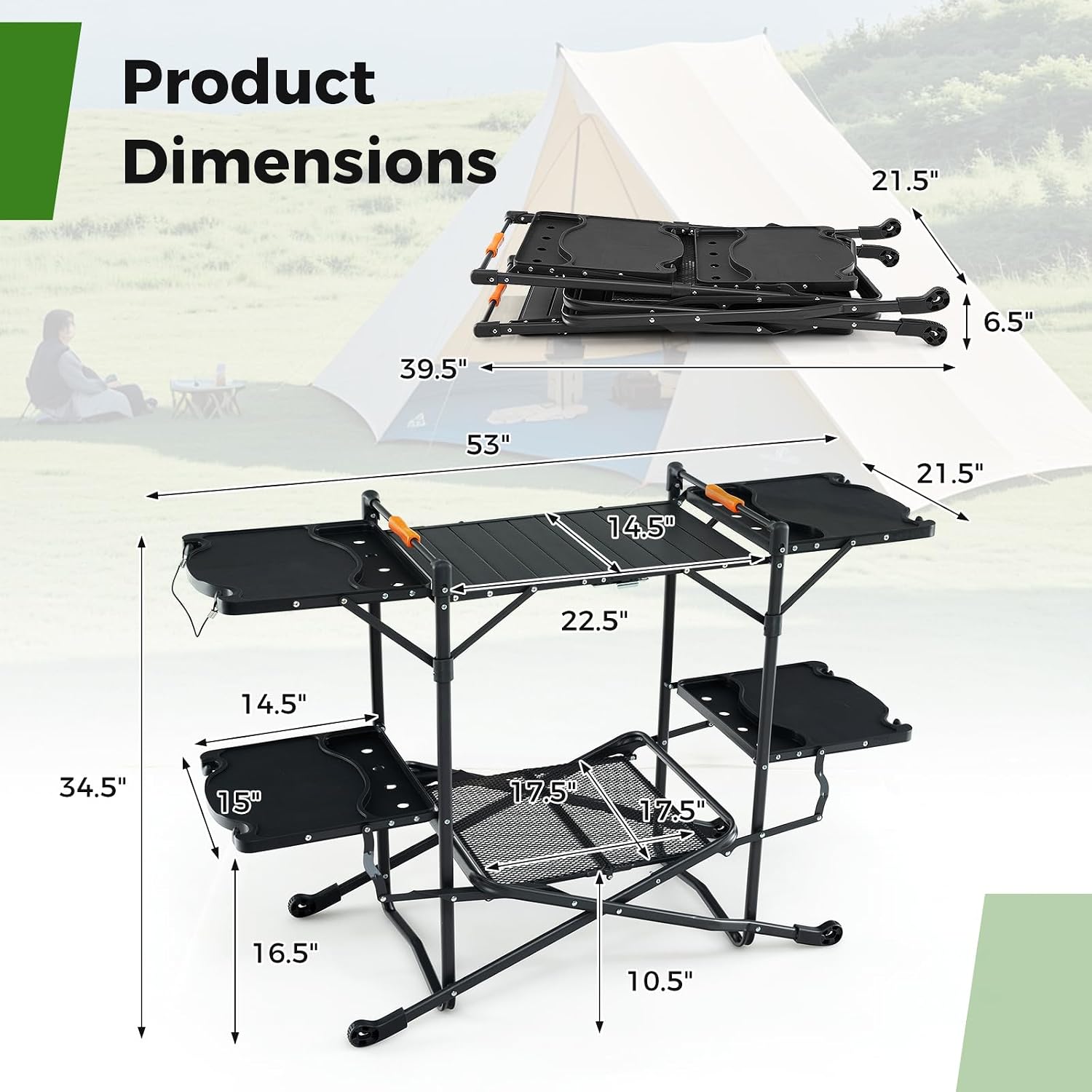 Table de cuisson pliante porta - Camping Cooking Top avis et prix