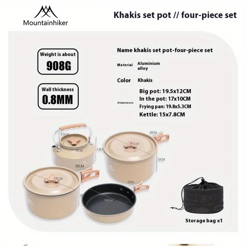 Mountainhiker nouveau ensemble - Camping Cooking Set Compact avis et prix