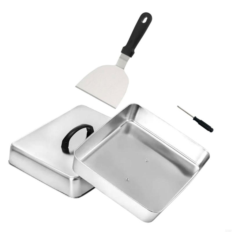 Couvercle plat avec forme carr - Camping Cooking Top avis et prix