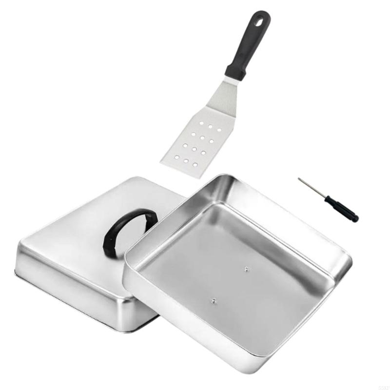 Couvercle plat avec forme carr - Camping Cooking Top avis et prix