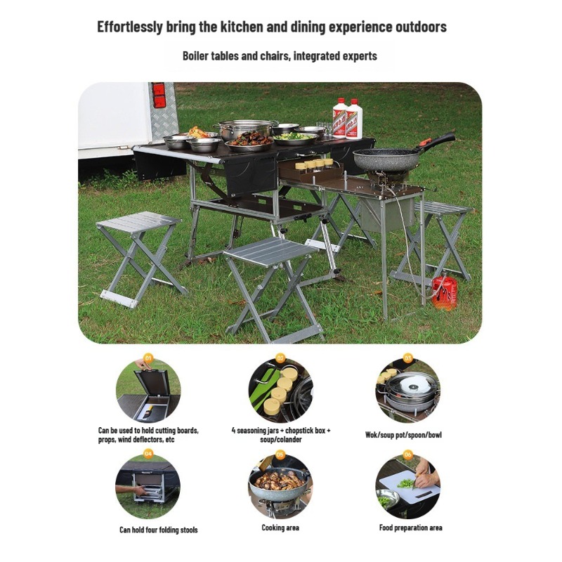 Cuisine mobile d'extérieur, éq - Camping Cooking Equipment Electric avis et prix