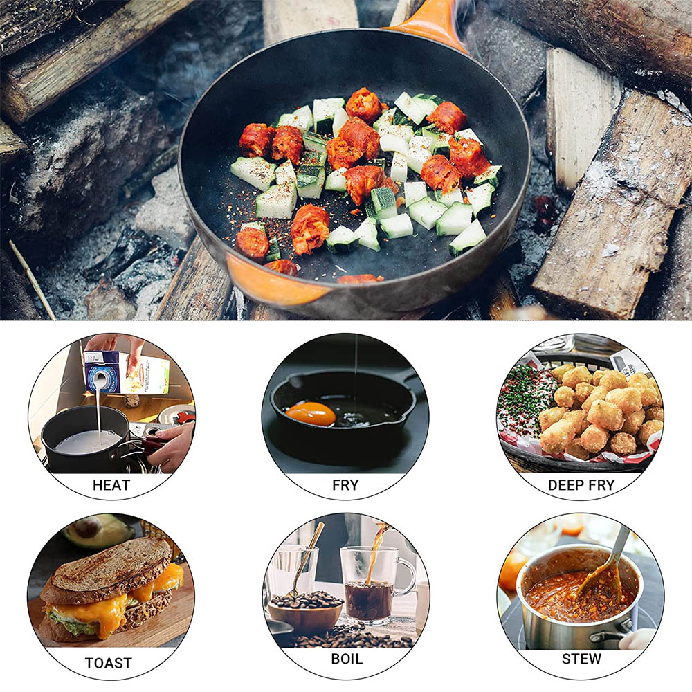 Ensemble de casseroles de piqu - Camping Cooking Pots And Pans Set avis et prix