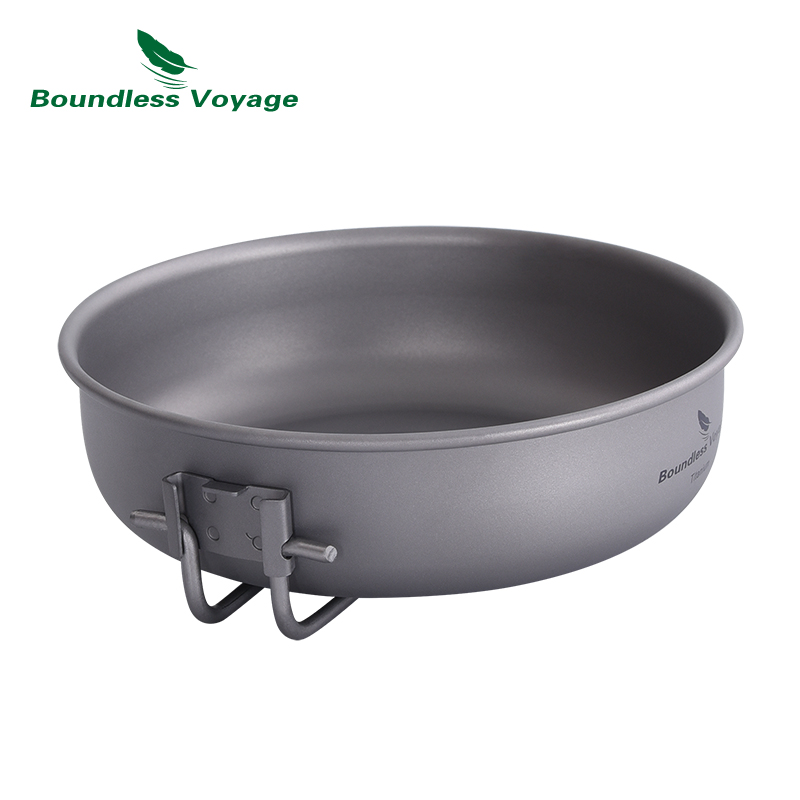 Poêle à frire en titane ultral - Camping Cooking Set Compact avis et prix