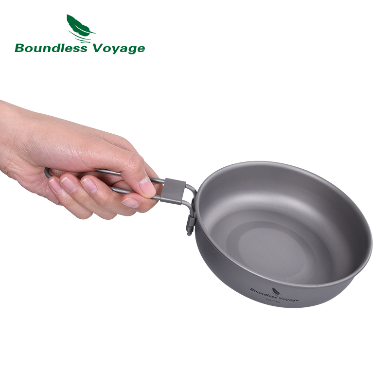 Poêle à frire en titane ultral - Camping Cooking Set Compact avis et prix