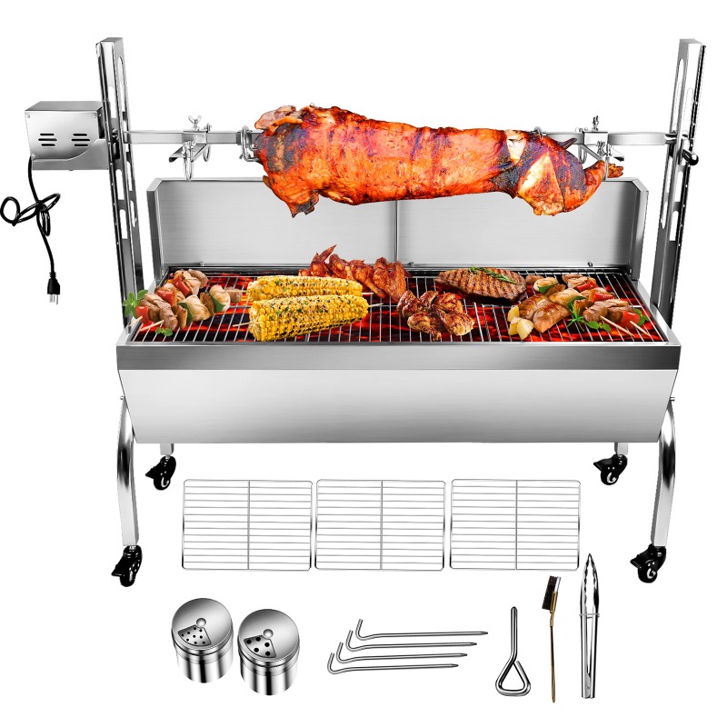 Grill de Barbecue 2 en 1, rôti - Camping Cooking Equipment Electric avis et prix