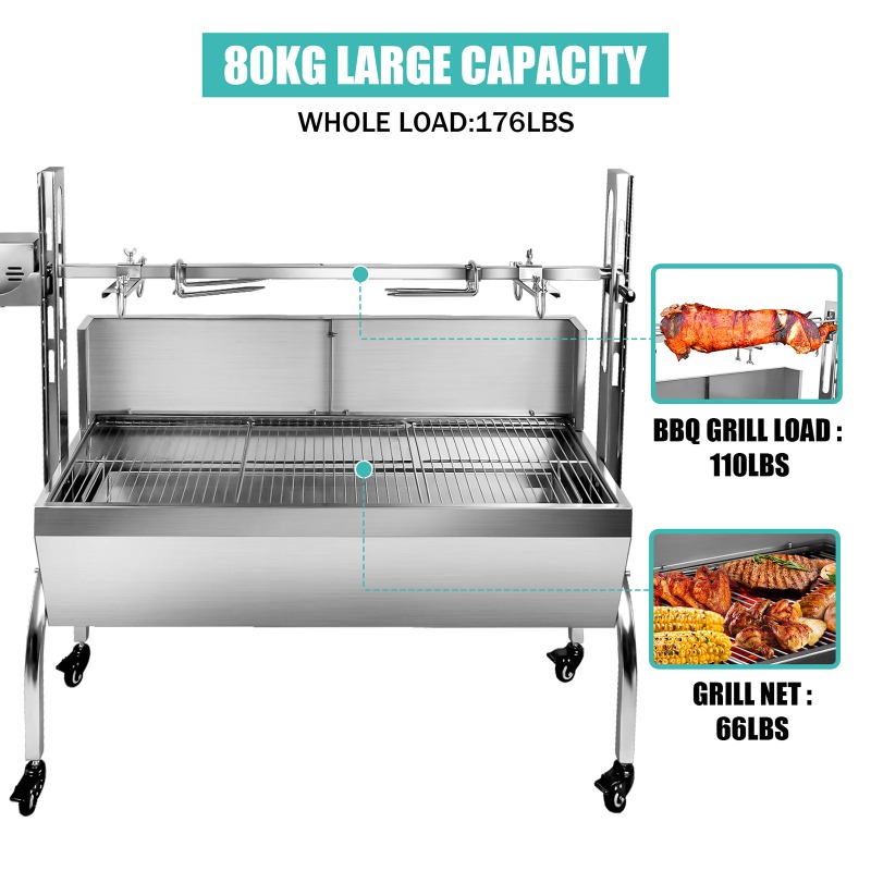 Grill de Barbecue 2 en 1, rôti - Camping Cooking Equipment Electric avis et prix