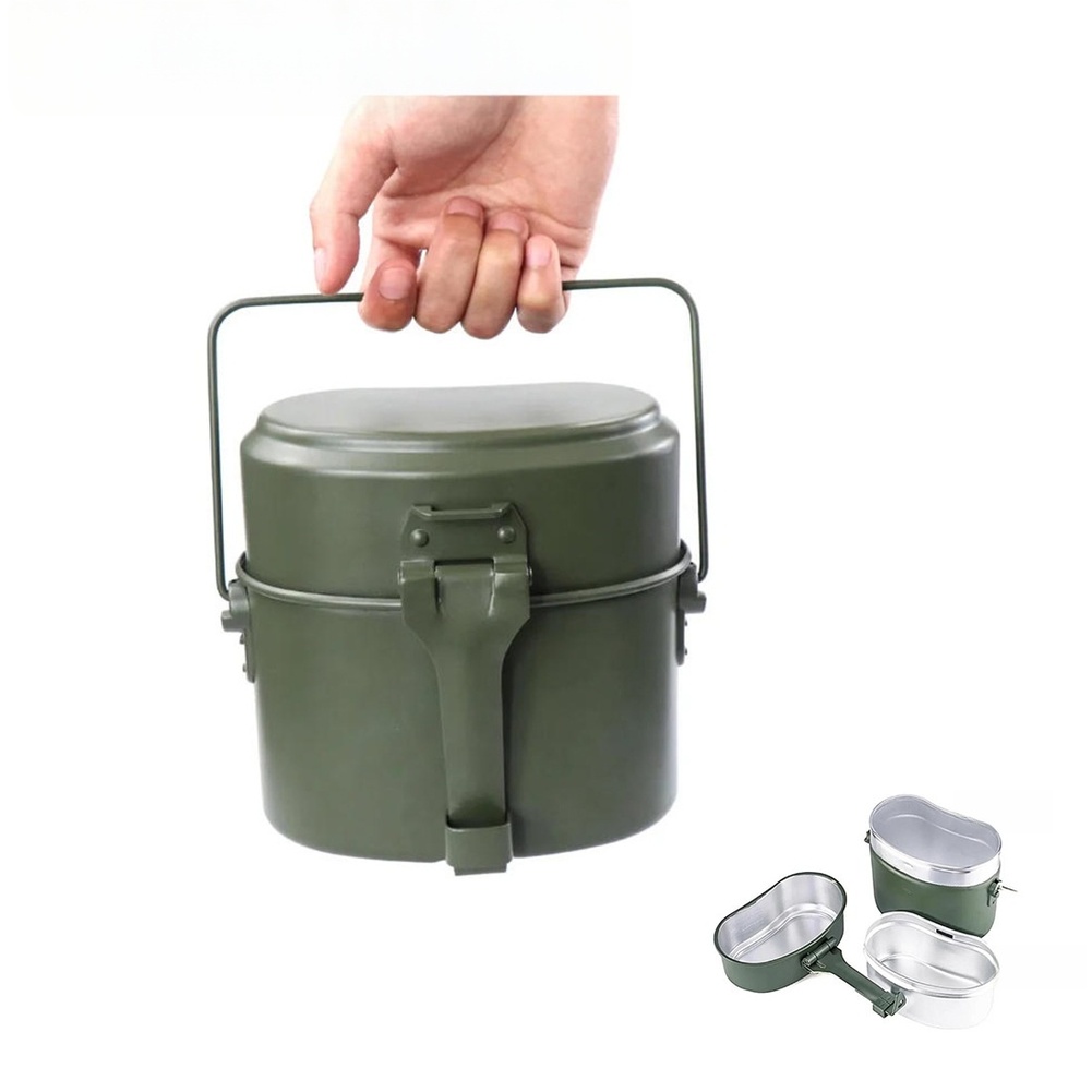 Ensemble de 3 boîtes à lunch e - Camping Cooking Set Compact avis et prix