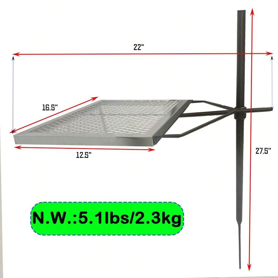 360 °   Grille de camping rota - Camping Cooking Fire Pit avis et prix