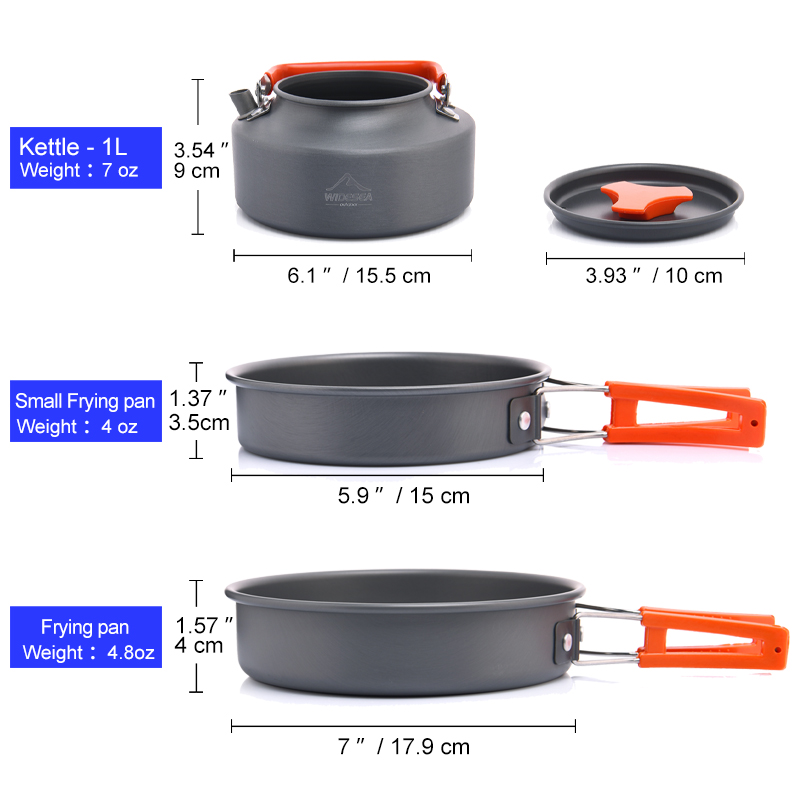 Widesea Camping ensemble d'ust - Camping Cooking Kit avis et prix