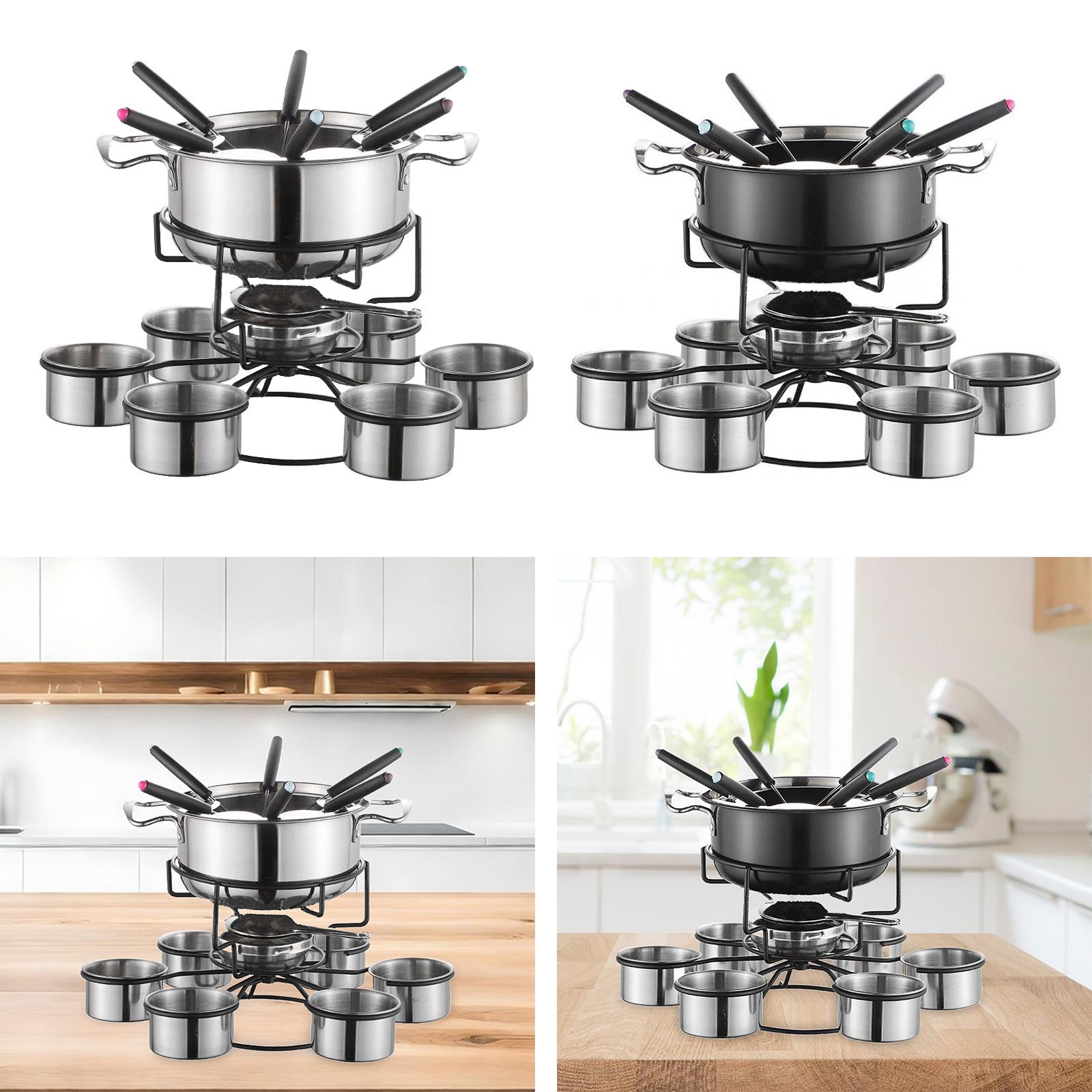 Ensemble de fondue multifoncti - Camping Cooking Set Stainless Steel avis et prix