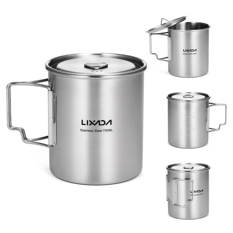 VEXADA-Tasse à eau en acier in - Camping Cooking Mug avis et prix