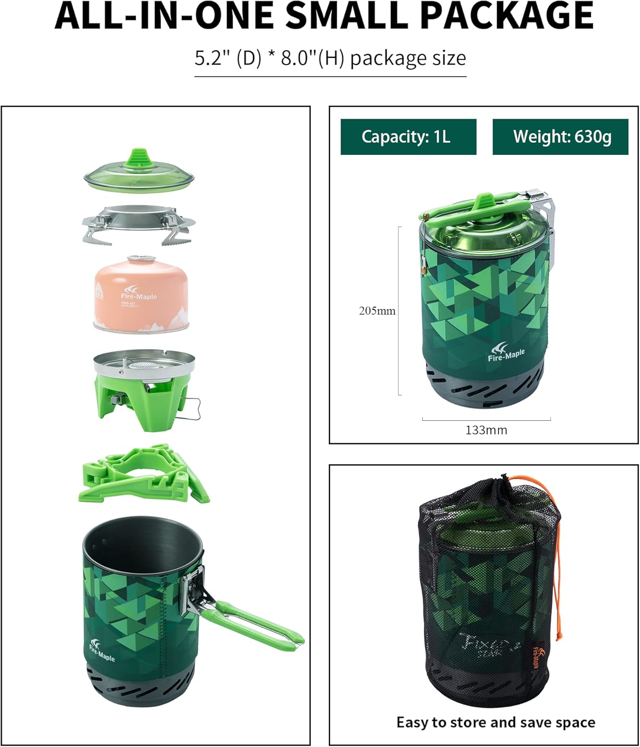 Système de cuisson Fire-Maple  - Camping Cooking One Pot avis et prix
